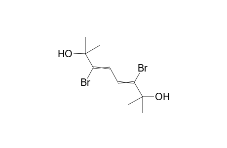 3,6-dibromo-2,7-dimethyl-octa-3,5-diene-2,7-diol