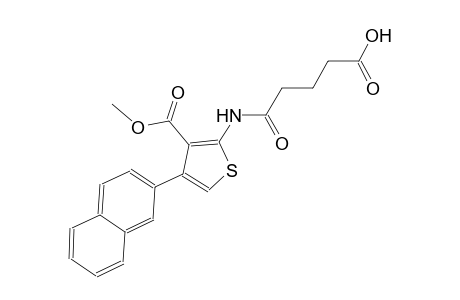 5-{[3-(methoxycarbonyl)-4-(2-naphthyl)-2-thienyl]amino}-5-oxopentanoic acid