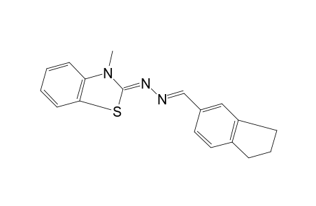 3-methyl-2-benzothiazolinone, azine with 5-indanecarboxaldehyde
