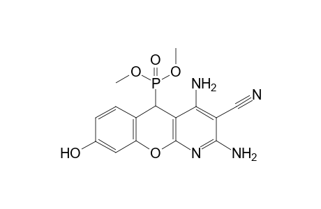 Dimethyl (2,4-Diamino-3-cyano-8-hydroxy-5H-chromeno-[2,3-b]pyridin-5-yl)phosphonate