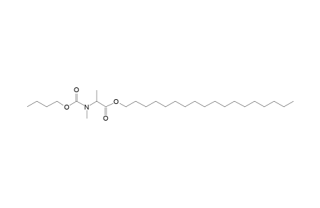 Alanine, N-methyl-N-butoxycarbonyl-, octadecyl ester