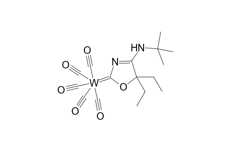 Pentacarbonyl [4-(t-butylamino)-5,5-diethyl-.delta(3).-oxazolin-2-ylidene] tungsten