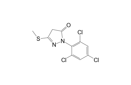 3-(methylthio)-1-(2,4,6-trichlorophenyl)-1H-pyrazol-5(4H)-one