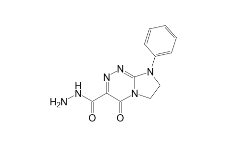 8-Phenyl-4-oxo-4,6,7,8-tetrahydroimidazo[2,1-c][1,2,4]triazine-3-carbohydrazide