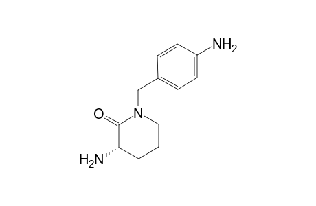 (S) N-(p-Aminobenzyl)-3-aminopiperidin-2-one