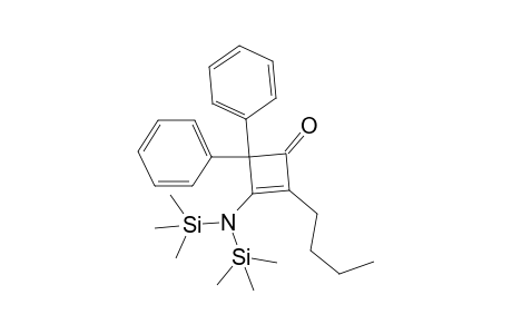 3-[Bis(trimethylsilyl)amino]-2-butyl-4,4-diphenyl-2-cyclobuten-1-one