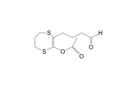 3-(4-Oxobutyl)-6,7-dihydro-5H-1,4-dithiepin-2-yl acetate