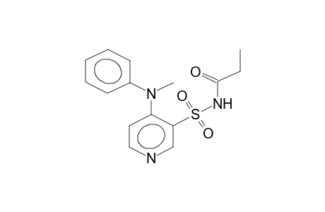 N-propanoyl-4-(N-methyl-N-phenylamino)pyridine-3-sulfonamide