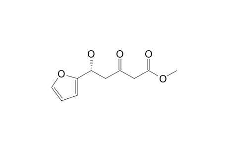 (5R)-Methyl .delta.-hydroxy-.delta.-(furan-2-yl)-.beta.-oxo-pentanoate