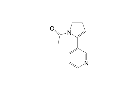 1H-Pyrrole, 1-acetyl-2,3-dihydro-5-(3-pyridinyl)-