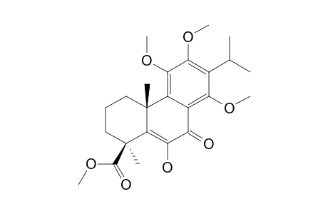 METHYL-7-OXO-11,12,14-TRIMETHOXY-6-HYDROXY-ABIETA-5,8,11,13-TETRAEN-19-OATE