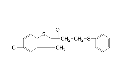5-chloro-3-methylbenzo[b]thien-2-yl 2-(phenylthio)ethyl ketone