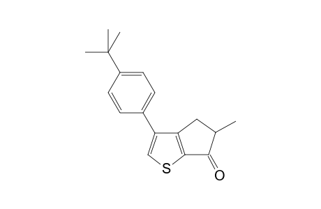 3-(4-Tert-butylphenyl)-5-methyl-4,5-dihydro-6H-cyclopenta[b]thiophen-6-one