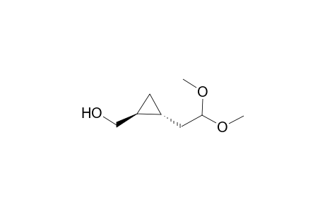 trans-1-(2,2-Dimethoxyethyl)-2-(hydroxymethyl)cyclopropane