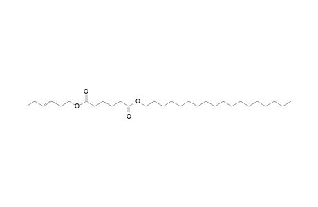 Adipic acid, octadecyl trans-hex-3-enyl ester