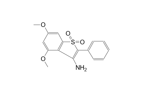 4,6-Dimethoxy-1,1-dioxido-2-phenyl-1-benzothien-3-ylamine