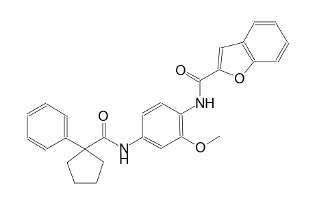 2-benzofurancarboxamide, N-[2-methoxy-4-[[(1-phenylcyclopentyl)carbonyl]amino]phenyl]-