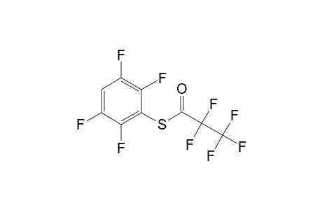 2,3,5,6-Tetrafluorothiophenol, S-pentafluoropropionyl-