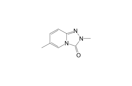 2,6-DIMETHYL-3-OXO-S-TRIAZOLO-[4.3-A]-PYRIDINE