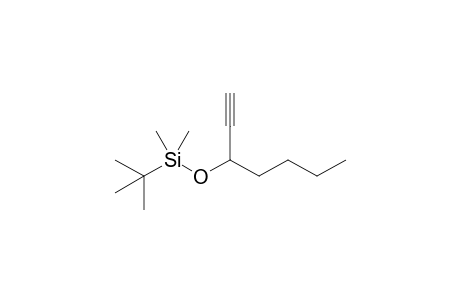 tert-Butyldimethyl(hept-1-yn-3-yloxy)silane