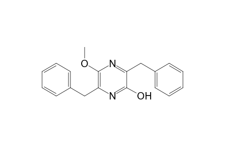 3,6-DIBENZYL-2-HYDROXY-5-METHOXYPYRADINE