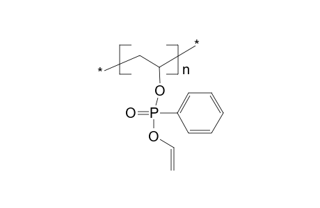 Poly(phenylphosphonic divinyl ester), crosslinked