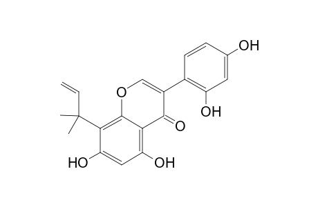 5,7,2',4'-Tetrahydroxy-8-(1,1-dimethylprop-2-enyl)isoflavone