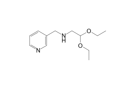 [(3-pyridylmethyl)amino]acetaldehyde, diethyl ester