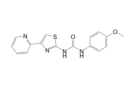 1-(4-methoxyphenyl)-3-(4-pyridin-2-yl-1,3-thiazol-2-yl)urea