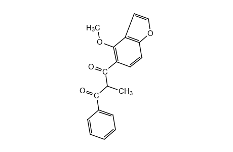 1-(4-methoxy-5-benzofuranyl)-2-methyl-3-phenyl-1,3-propanedione