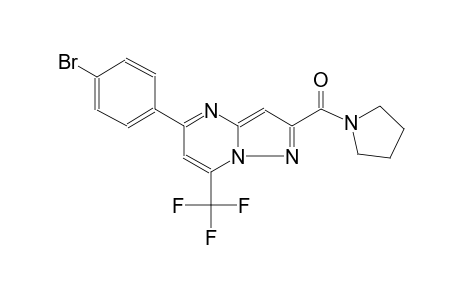 5-(4-bromophenyl)-2-(1-pyrrolidinylcarbonyl)-7-(trifluoromethyl)pyrazolo[1,5-a]pyrimidine