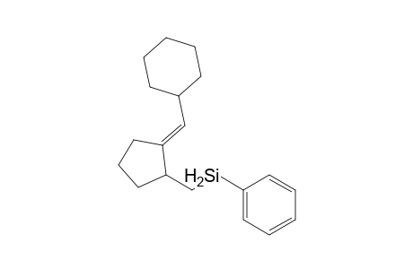 (1E)-1-(Cyclohexylmethylene)-2-[(phenylsilyl)methyl]cyclopentane