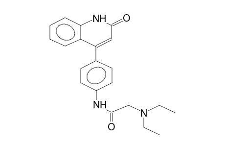 4-(4-DIETHYLAMINOACETYLAMINOPHENYL)QUINOLIN-2(1H)-ONE