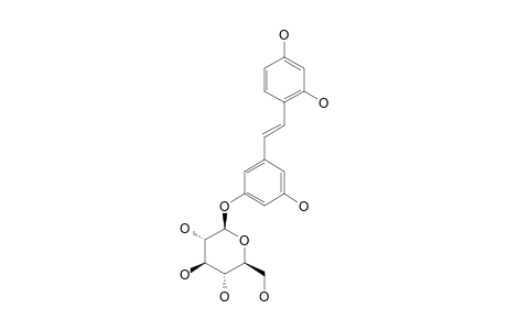 OXYRESVERATROL-3'-O-BETA-GLUCOPYRANOSIDE