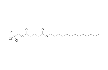 Glutaric acid, 2,2,2-trichloroethyl tridecyl ester