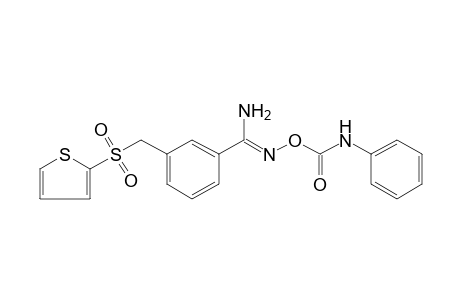 O-(phenylcarbamoyl)-alpha-[(2-thienyl)sulfonyl]-m-toluamidoxime