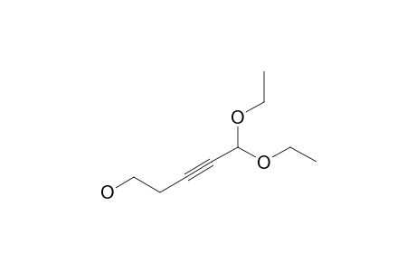 5,5-Diethoxypent-3-yn-1-ol