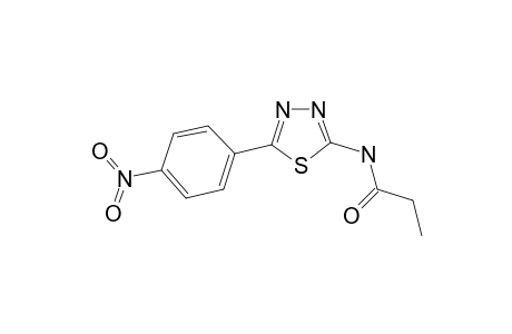 propanamide, N-[5-(4-nitrophenyl)-1,3,4-thiadiazol-2-yl]-