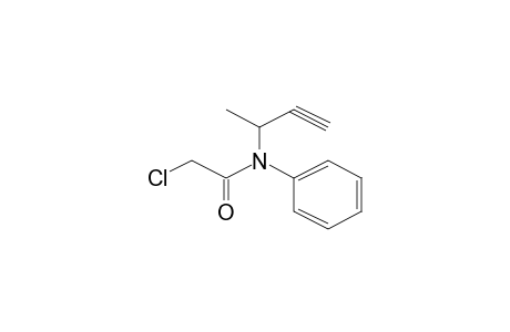 Acetamide, 2-chloro-N-(1-methyl-2-propynyl)-N-phenyl-