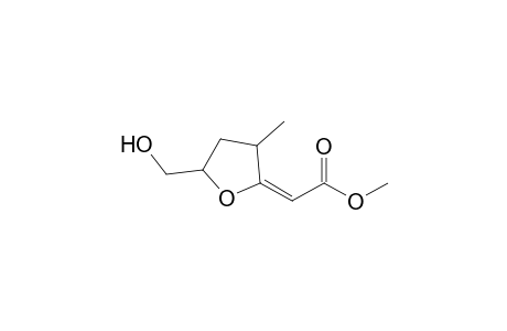 2-(Methoxycarbonylmethylidene)-5-(hydroxymethyl)-3-methyltetrahydrofuran