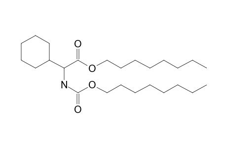 Glycine, 2-cyclohexyl-N-octyloxycarbonyl-, octyl ester