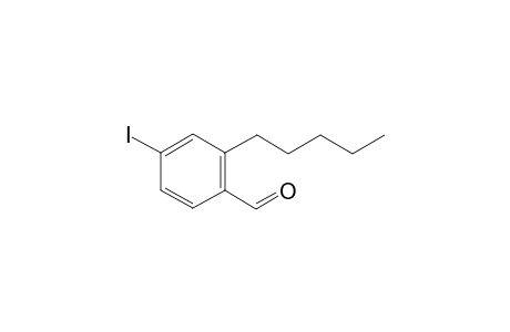 4-iodo-2-pentylbenzaldehyde