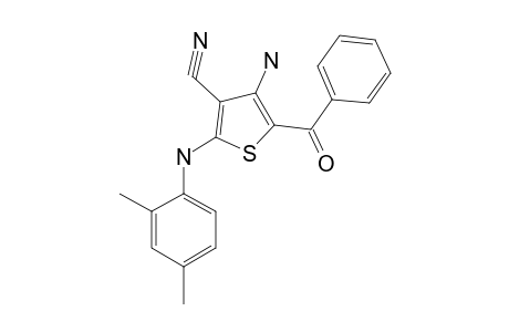 4-amino-5-benzoyl-2-(2,4-xylidino)-3-thiophenecarbonitrile