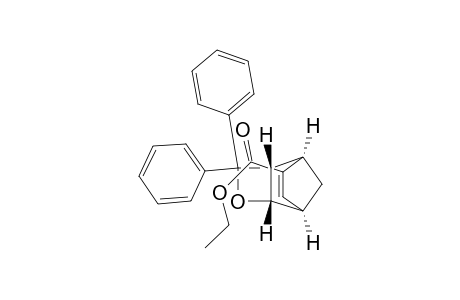 3-Oxatricyclo[4.2.1.0(2,5)]non-7-ene-7-carboxylic acid, 4,4-diphenyl-, ethyl ester, (1.alpha.,2.beta.,5.beta.,6.alpha.)-