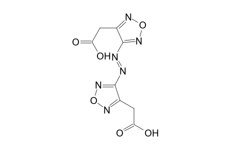 1,2,5-oxadiazole-3-acetic acid, 4-[(E)-[4-(carboxymethyl)-1,2,5-oxadiazol-3-yl]azo]-