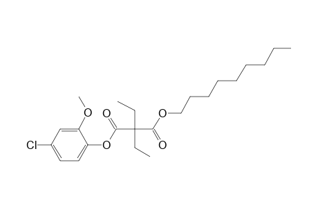 Diethylmalonic acid, 4-chloro-2-methoxyphenyl nonyl ester