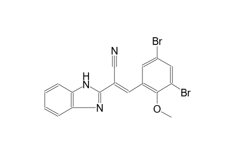 1H-benzimidazole-2-acetonitrile, alpha-[(3,5-dibromo-2-methoxyphenyl)methylene]-