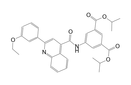 diisopropyl 5-({[2-(3-ethoxyphenyl)-4-quinolinyl]carbonyl}amino)isophthalate