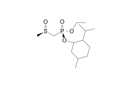 Ethyl Menthyl (Sp,Rs)-(methylsulfinyl)methylphosphonate