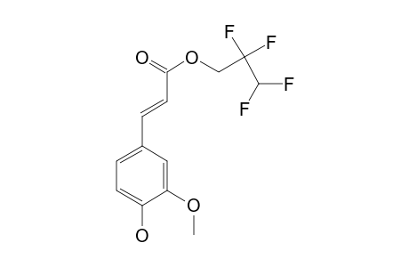 Trans-ferulic acid, 2,2,3,3-tetrafluoro-1-propyl ester